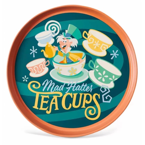 Disney Other - Disney Mad Hatter  Mad Tea Party Tray D23 Expo Exclusive Merchandise